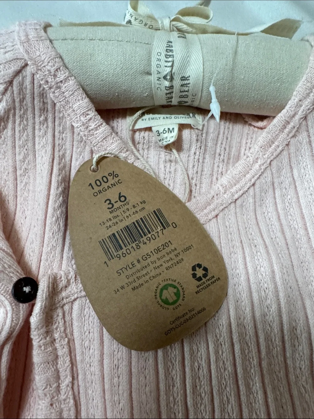 Rabbit Bear Organic Baby Set